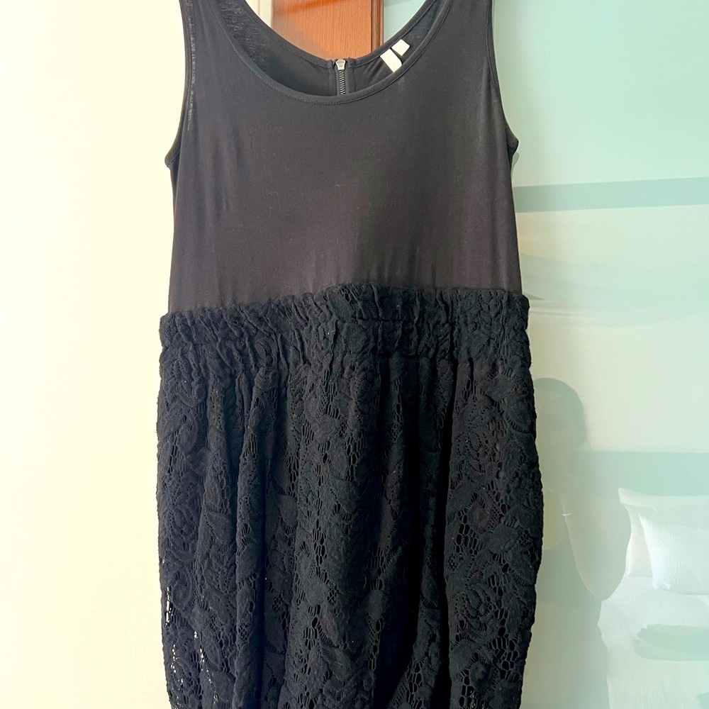 Black balloon skirt Rachel Roy dress